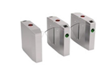 翼閘 - 人行通道橋式斜角翼閘