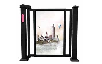 廣告小門 - 人行通道平開廣告門（定制款）