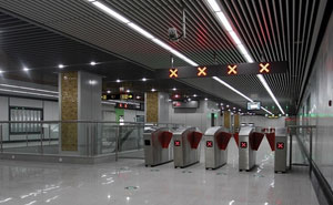 蘇州一號(hào)線通道閘案例