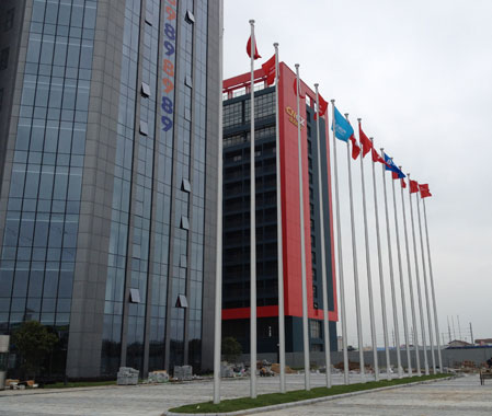 東管電力集團(tuán)-旗桿案例 - 中出網(wǎng)-智能出入口與停車(chē)充電門(mén)戶