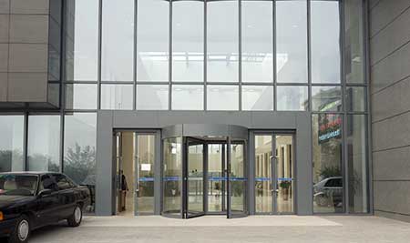 中央黨校旋轉(zhuǎn)門案例 - 中出網(wǎng)-智能出入口與停車充電門戶