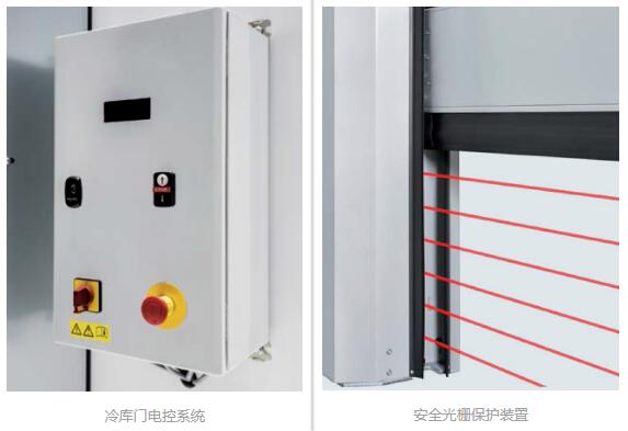 冷庫門電控系統(tǒng) 安全光柵保護裝置