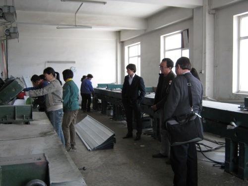 意大利FAAC中國(guó)區(qū)CEO參觀，考察我公司工廠車(chē)間