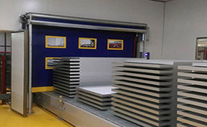 晶澳太陽能多視窗軟簾快速防撞門