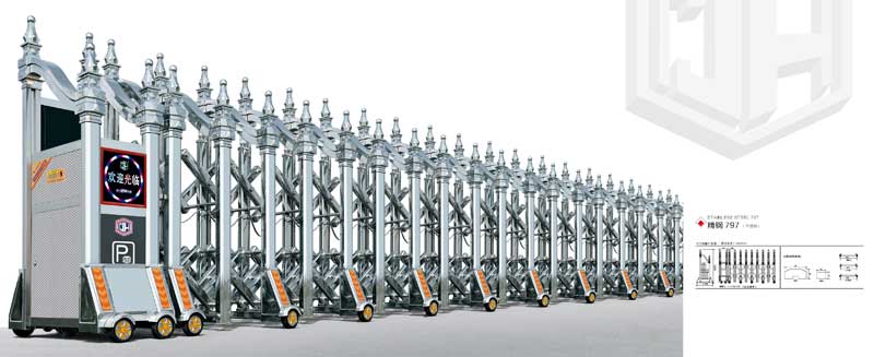 不銹鋼伸縮門-精鋼797