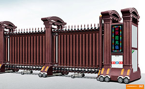 鋁合金伸縮門 - 歐羅寶盾1303-E鋁合金伸縮門