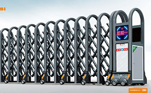 鋁合金伸縮門(mén) - 大彎網(wǎng)花1366-B鋁合金伸縮門(mén)