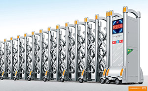 不銹鋼伸縮門 - 世紀(jì)雄鷹15118不銹鋼伸縮門