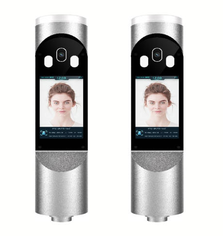 圓柱不銹鋼人臉識別機
