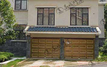 實木鋁合金車庫門