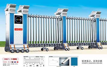 輝煌門系列不銹鋼電動(dòng)伸縮門