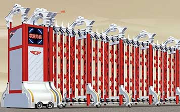 勇士電動伸縮門