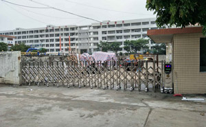 河南濮陽中學電動伸縮門案例