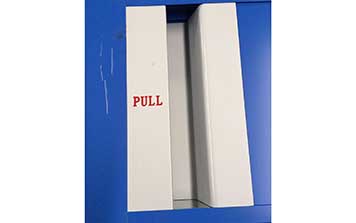 寶石藍(lán)鋁合金肯德基門