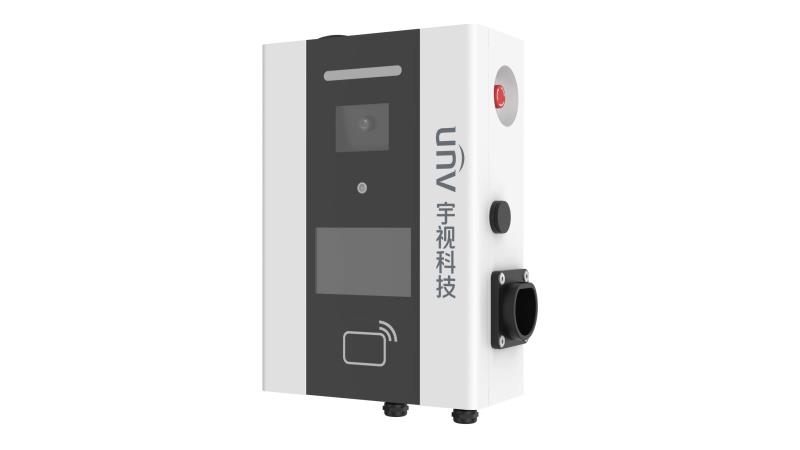 EVC5301-7KW@B1-VB-E 7KW AI視頻交流充電樁(4G+電口,屏幕,4m)