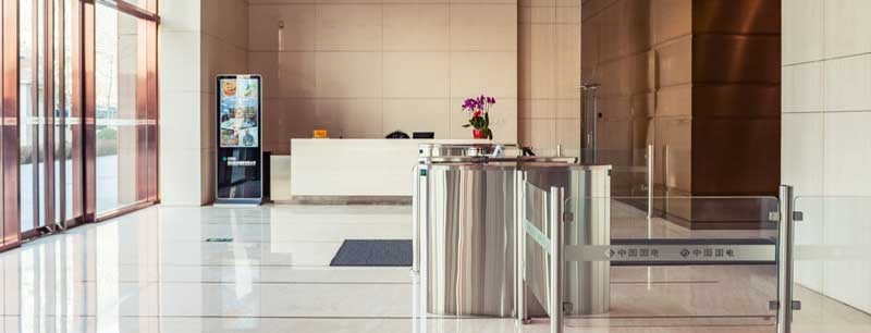 國電資本控股辦公樓通道閘案例 - 中出網(wǎng)-智能出入口與停車充電門戶
