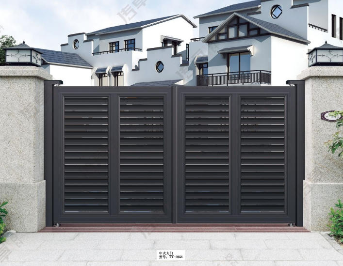 鋁藝精鑄庭院門(mén)系列-中式大門(mén)TY-2056