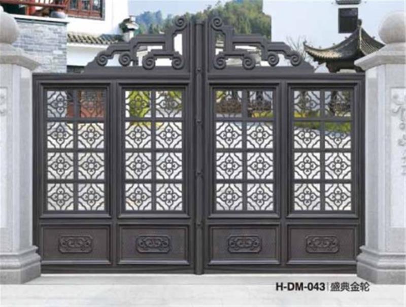 別墅大門(mén)豪華鋁藝庭院門(mén)H-DM-0043