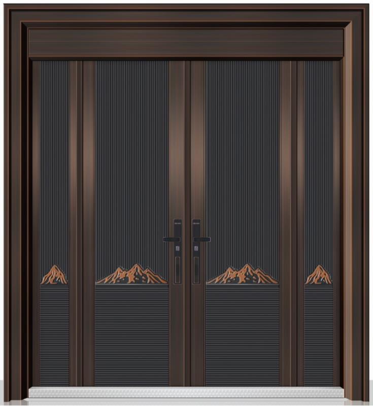 山青水秀-黃金真銅(黃古銅)