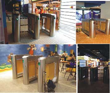 南寧夢之島兒童城通道閘案例 - 中出網(wǎng)-智能出入口與停車充電門戶