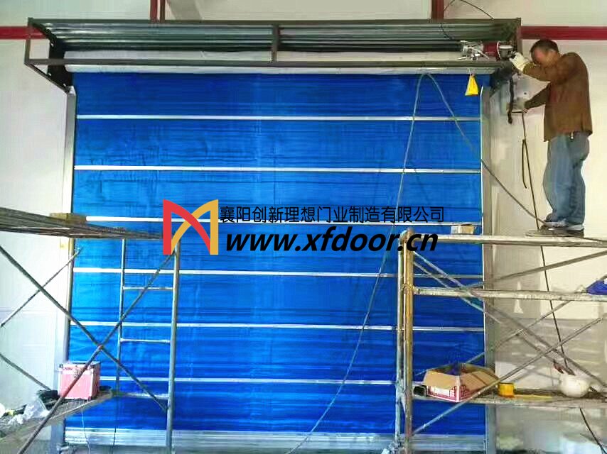 孝感市嘉航酒店特級無機布防火卷簾門案例 - 中出網-智能出入口與停車充電門戶