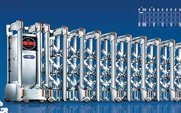 門之魂X5-A不銹鋼精拋電動(dòng)伸縮門