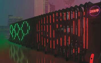 城市霓虹系列伸縮門