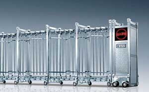 不銹鋼伸縮門 - 南北德信學(xué)府二號(hào)不銹鋼伸縮門