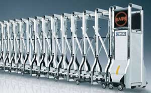 永固A680鋁合金伸縮門(mén)