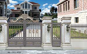 鋁藝大門 - 雅泰（平開門）NB-987