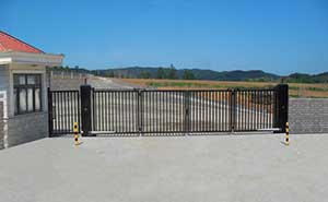 遼寧撫順某公司無(wú)軌懸浮門工程案例