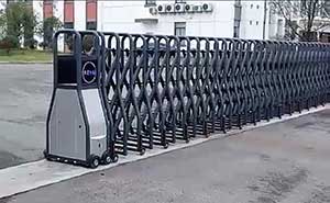 張家港歐思瑞機械智能安全伸縮平移門工程案例 - 中出網(wǎng)-智能出入口與停車充電門戶