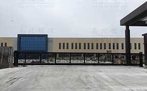 溫嶺東海新區(qū)大發(fā)齒輪有限公司16米818TJC智能安全伸縮平移門工程案例