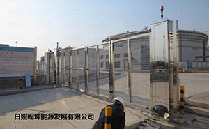 日照翰坤能源發(fā)展有限公司開(kāi)泰SGDD4A智能安全伸縮平移門(mén)工程案例
