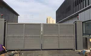 山東淄博市人民銀行開泰LB智能平開門工程案例