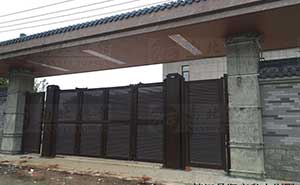 鎮(zhèn)江丹陽(yáng)市私人別墅智能懸折門(mén)工程案例