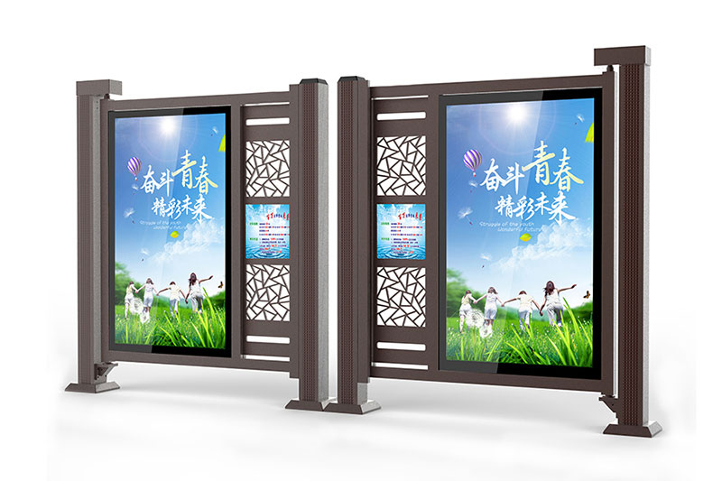 小區(qū)人行通道廣告門