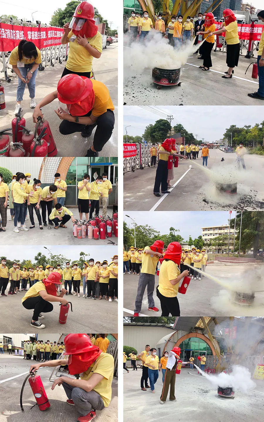 安麟開展消防器材演練活動