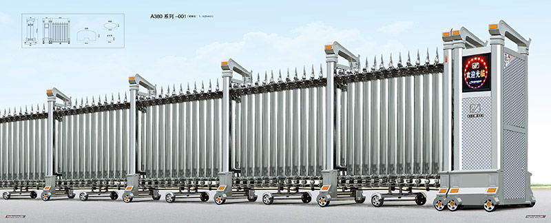 A380系列-001不銹鋼伸縮門