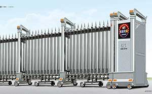 不銹鋼伸縮門 - A380系列-001不銹鋼伸縮門