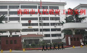 南陽市人民政府伸縮門案例