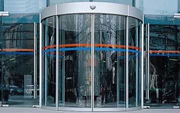 自動(dòng)弧形雙層感應(yīng)門