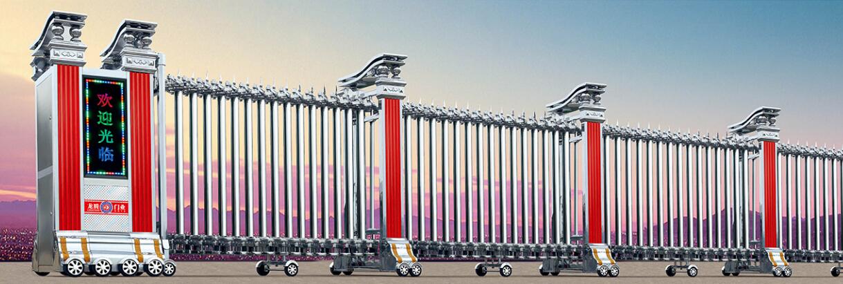 精拋不銹鋼系列伸縮門