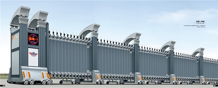 紅韻308B電動伸縮門