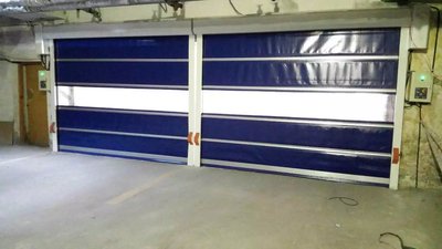 內蒙古交通指揮中心快速卷簾門工程 - 中出網-智能出入口與停車充電門戶