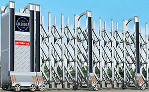 不銹鋼伸縮門 - 門衛(wèi)B-SSCL-J1304不銹鋼伸縮門