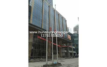 錐形電動內(nèi)置式旗桿