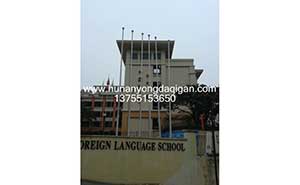 廣州外國語小學(xué)旗桿案例 - 中出網(wǎng)-智能出入口與停車充電門戶