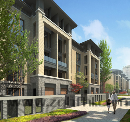 南京華府國際護(hù)欄案例 - 中出網(wǎng)-智能出入口與停車充電門戶