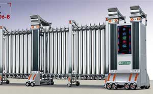 不銹鋼伸縮門 - 巨航706-B不銹鋼伸縮門